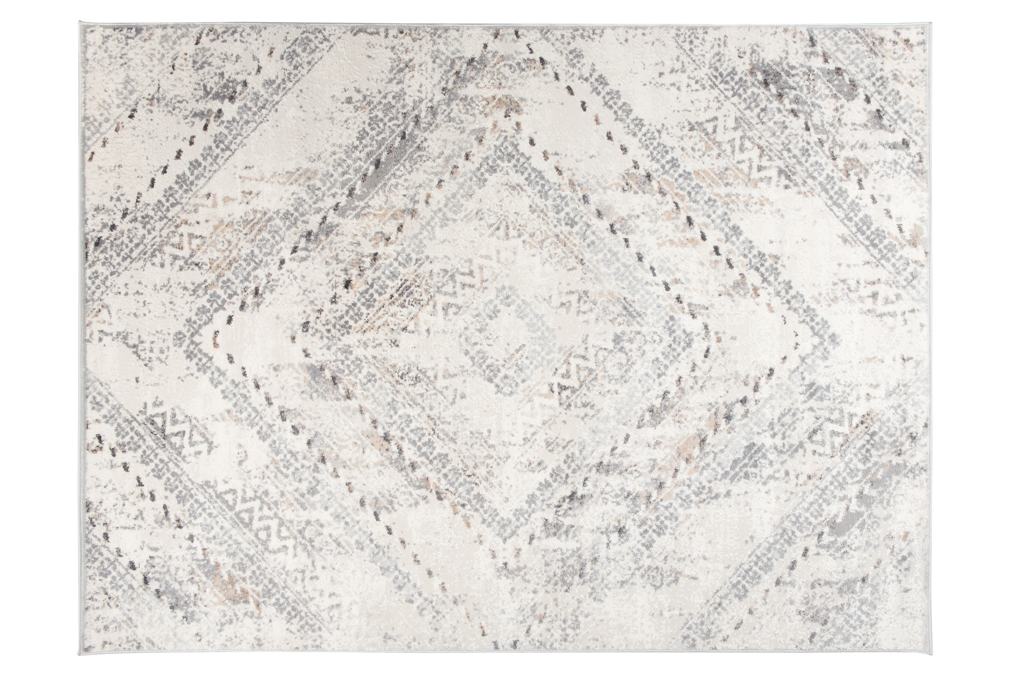 Dywan Valley Szary Vintage Etniczny Diament